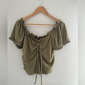 Shirred blouse